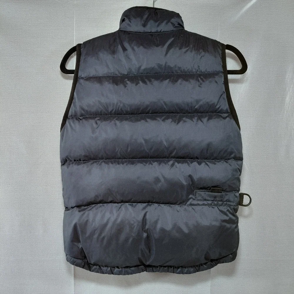 Gap Kids Down Filled Puffer Vest Boy's 7/8 Navy Blue Zip Front Gorpcore Outdoor